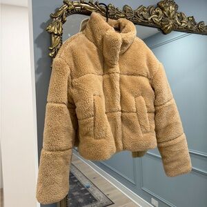 ALO Yoga Tan Puffer Jacket